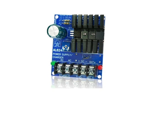 FUENTE DE ALIMENTACIÓN/CARGADOR ALTRONIX AL624 CONVIERTE UNA ENTRADA DE AC DE BAJO VOLTAJE EN UNA SALIDA DE 6VDC, 12VDC O 24VDC. ESTA FUENTE DE ALIMENTACIÓN DE USO GENERAL TIENE UNA AMPLIA GAMA DE APLICACIONES PARA CONTROL DE ACCESO, SEGURIDAD Y ACCESO...-Energía y Respaldo-ALTRONIX-AL624-Bsai Seguridad & Controles