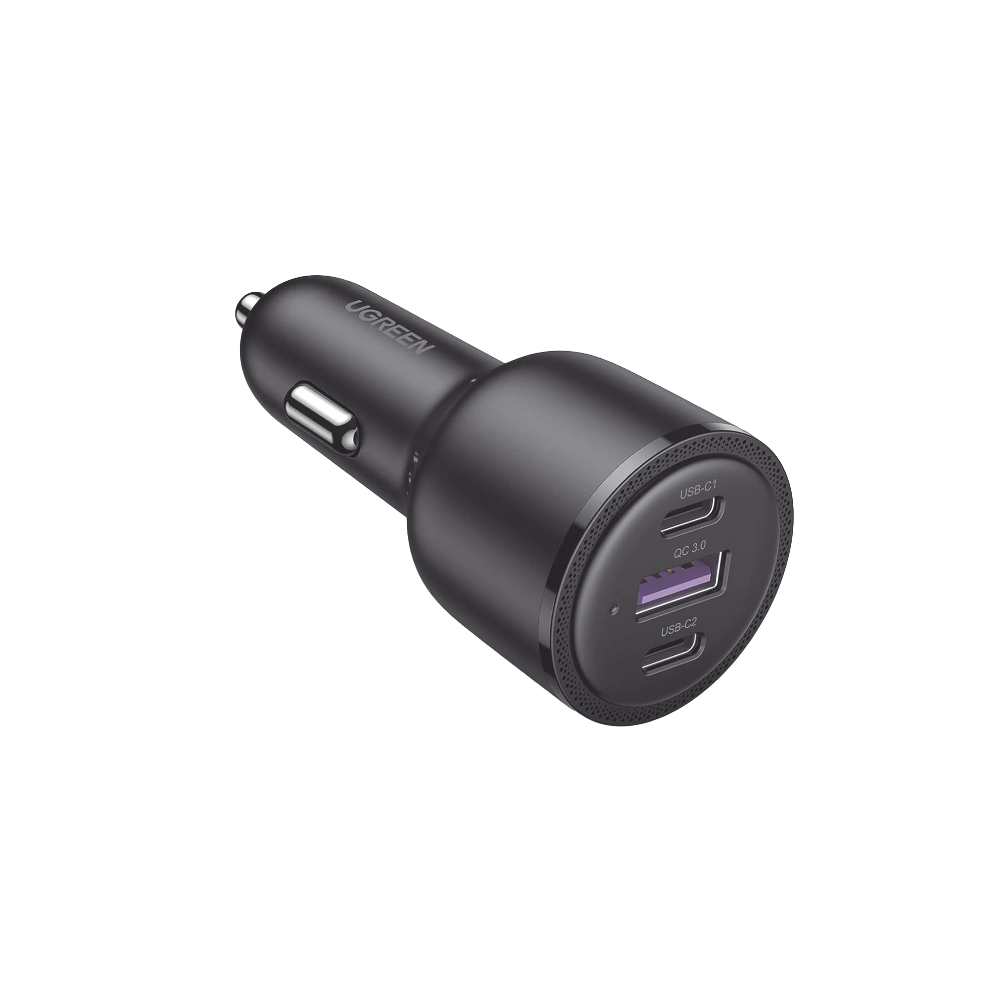CARGADOR DE AUTO DE 69W | 2 PUERTOS USB-C | 1 PUERTO USB-A | COMPATIBLE CON VEHÍCULOS DE 12 Y 24 VCD | CHIP INTELIGENTE | DISEÑO COMPACTO | MULTI PROTECCIÓN | MÚLTIPLES PROTOCOLOS DE CARGA | ABS | IGNIFUGO.-Conectividad y Cables-UGREEN-Bsai Seguridad & Controles