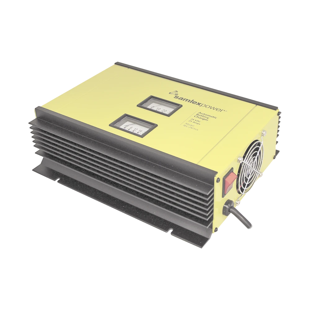 CARGADOR DE BATERÍA PLOMO ÁCIDO 12 VOLTS, 50 AMPS-Cargadores de Baterías-SAMLEX-Bsai Seguridad & Controles