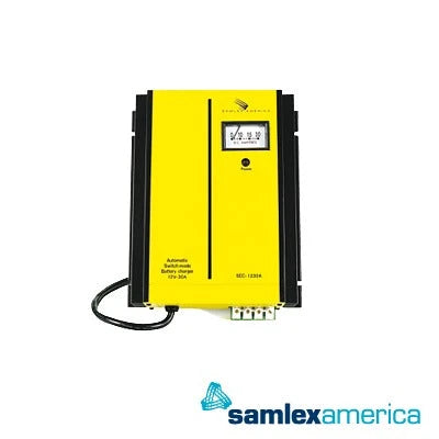 CARGADOR DE BATERÍA PLOMO ÁCIDO 24 VOLTS, 15 AMPS-Cargadores de Baterías-SAMLEX-SEC-2415-UL-Bsai Seguridad & Controles