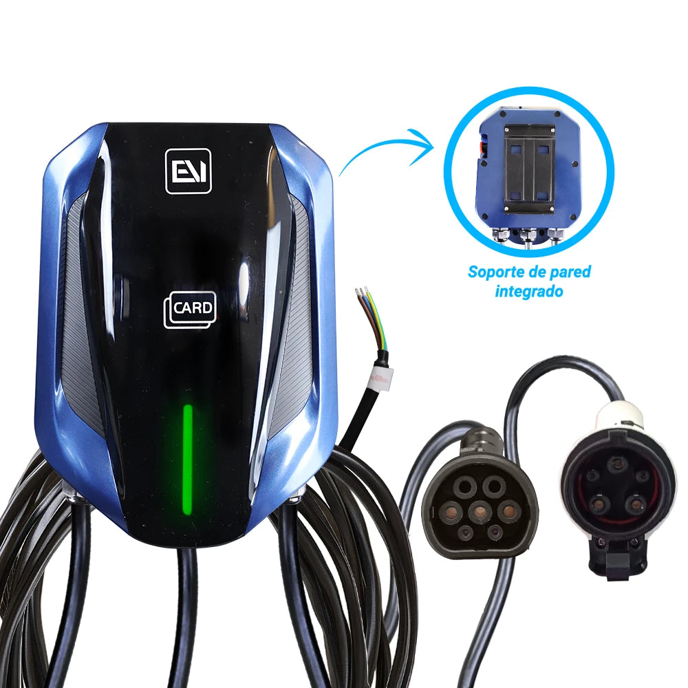 CARGADOR DE PARED EV-OMB281 ALTER CONECTOR DUAL TIPO 1 Y TIPO 2 CON ENTRADA/SALIDA 120-240VCA POTENCIA MAX 7.6 KW IP54, SIN PLUG DE CORRIENTE ELECTRICA-Cargadores EV-ALTER-Bsai Seguridad & Controles