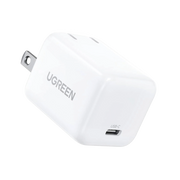 CARGADOR MINI DE 20W SERIE NEXODE | 1 USB-C | CARGA RÁPIDA | TECNOLOGÍA GAN II | PD3.0/QC4.0/QC3.0/ QC2.0 /QC1.0 AFC, FCP, BC1.2, APPLE/SAMSUNG | CARGA INTELIGENTE | MÚLTIPLE PROTECCIÓN | COLOR BLANCO.-Conectividad y Cables-UGREEN-Bsai Seguridad & Controles
