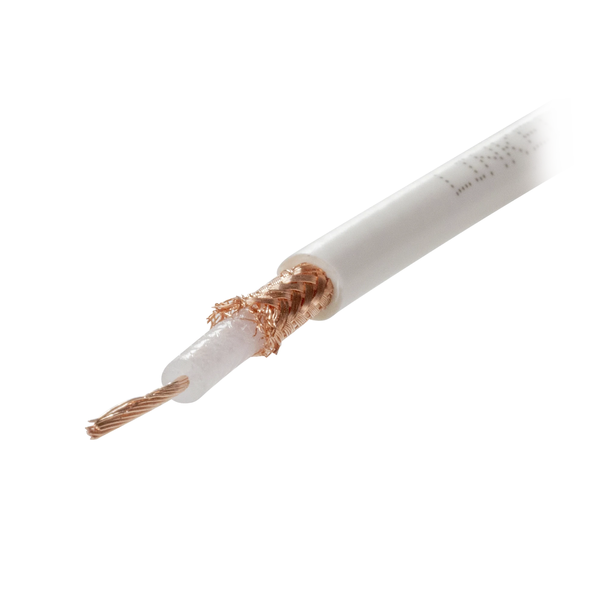 CARRETE DE 100 METROS DE CABLE TIPO RG58AU, CON FORRO BLANCO-Cables-SYSCOM-Bsai Seguridad & Controles