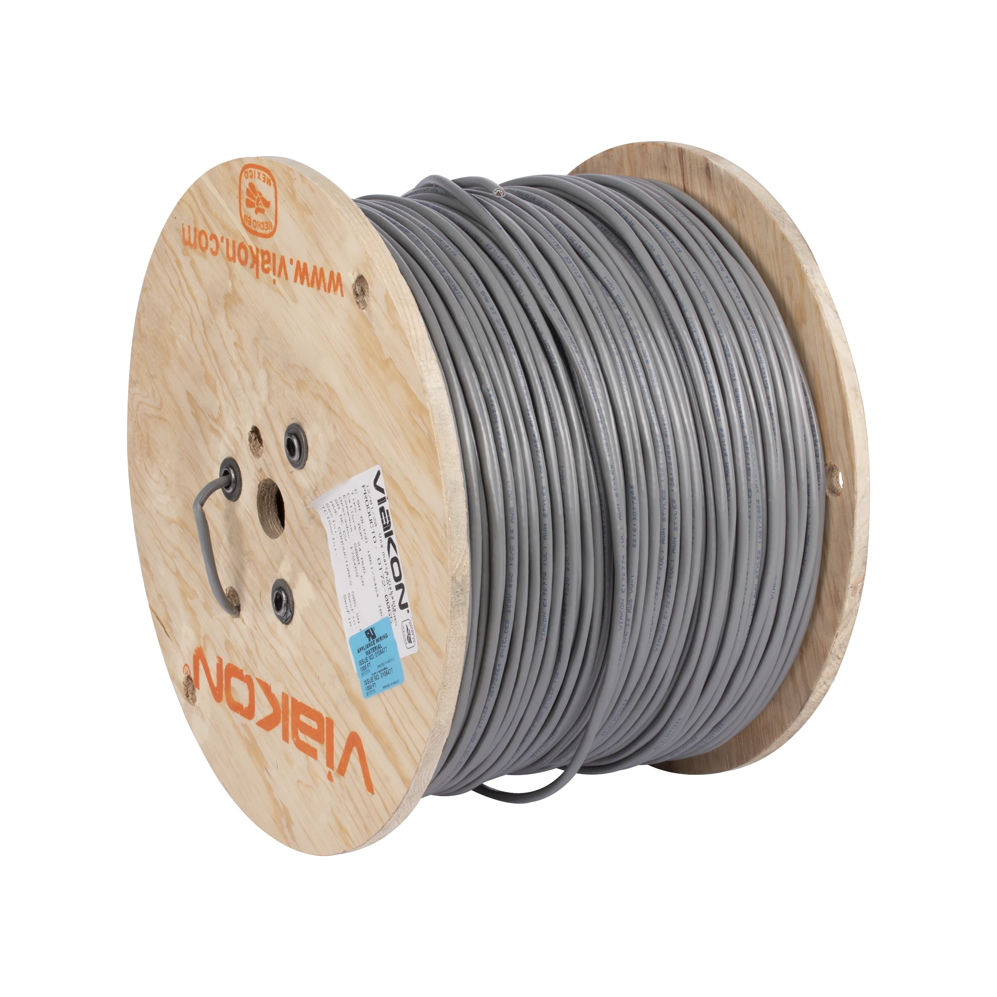 CARRETE DE 500 MTS DE CABLE DE 5 PARES CALIBRE 24 BLINDADO-Cableado-VIAKON-Bsai Seguridad & Controles