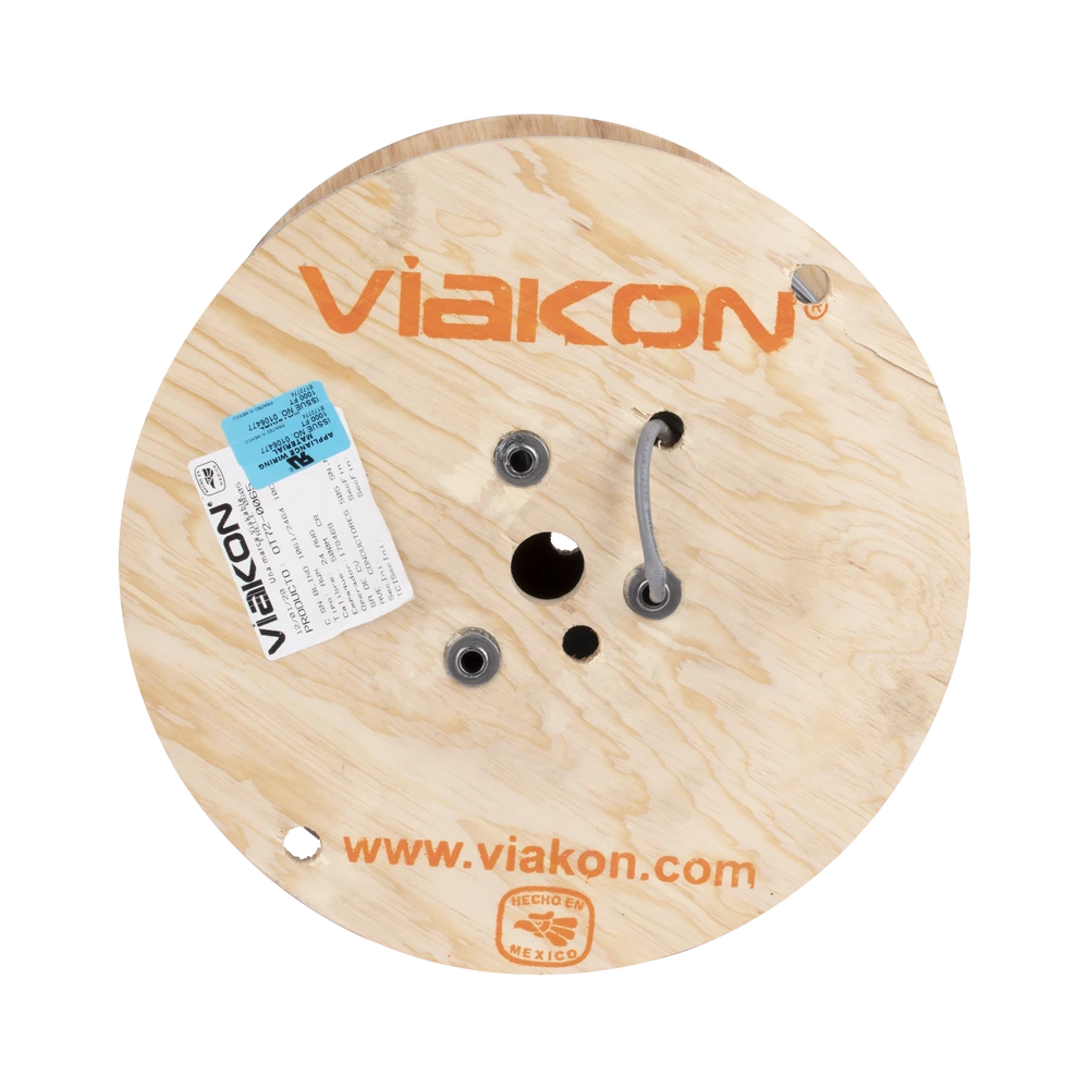 CARRETE DE 500 MTS DE CABLE DE 5 PARES CALIBRE 24 BLINDADO-Cableado-VIAKON-Bsai Seguridad & Controles