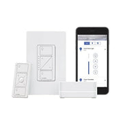 (CASETA WIRELESS) KIT HUB PRO CONTROLADOR, ATENUADOR, CONTROL REMOTO Y TAPA.-Iluminación-LUTRON CASETA WIRELESS-Bsai Seguridad & Controles