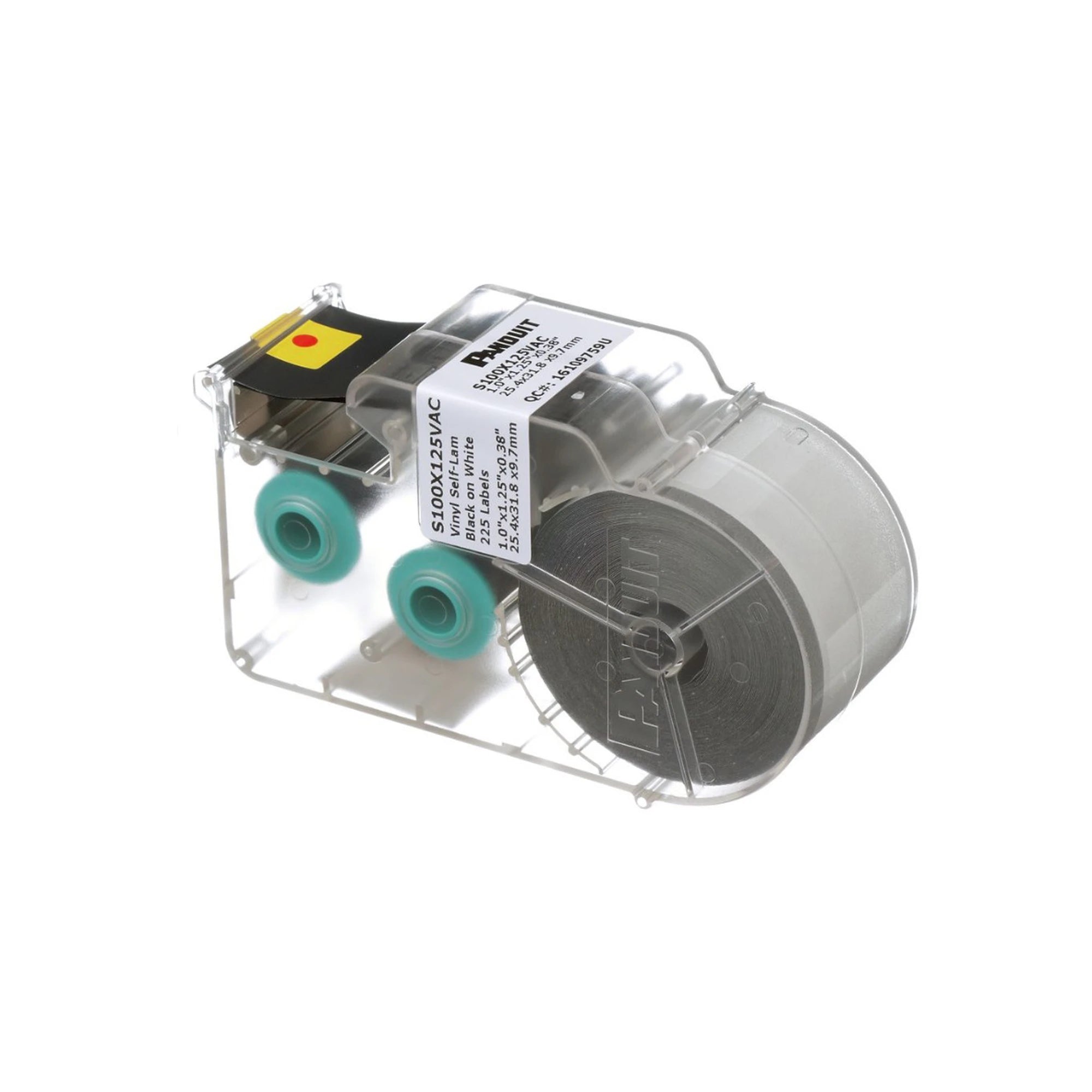 CASETE DE 225 ETIQUETAS AUTOLAMINADAS DE 25.4 X 31.8 MM, PARA CABLES DE 3 A 7.1 MM DE DIÁMETRO, ÁREA DE IMPRESIÓN COLOR BLANCO-Herramientas-PANDUIT-Bsai Seguridad & Controles