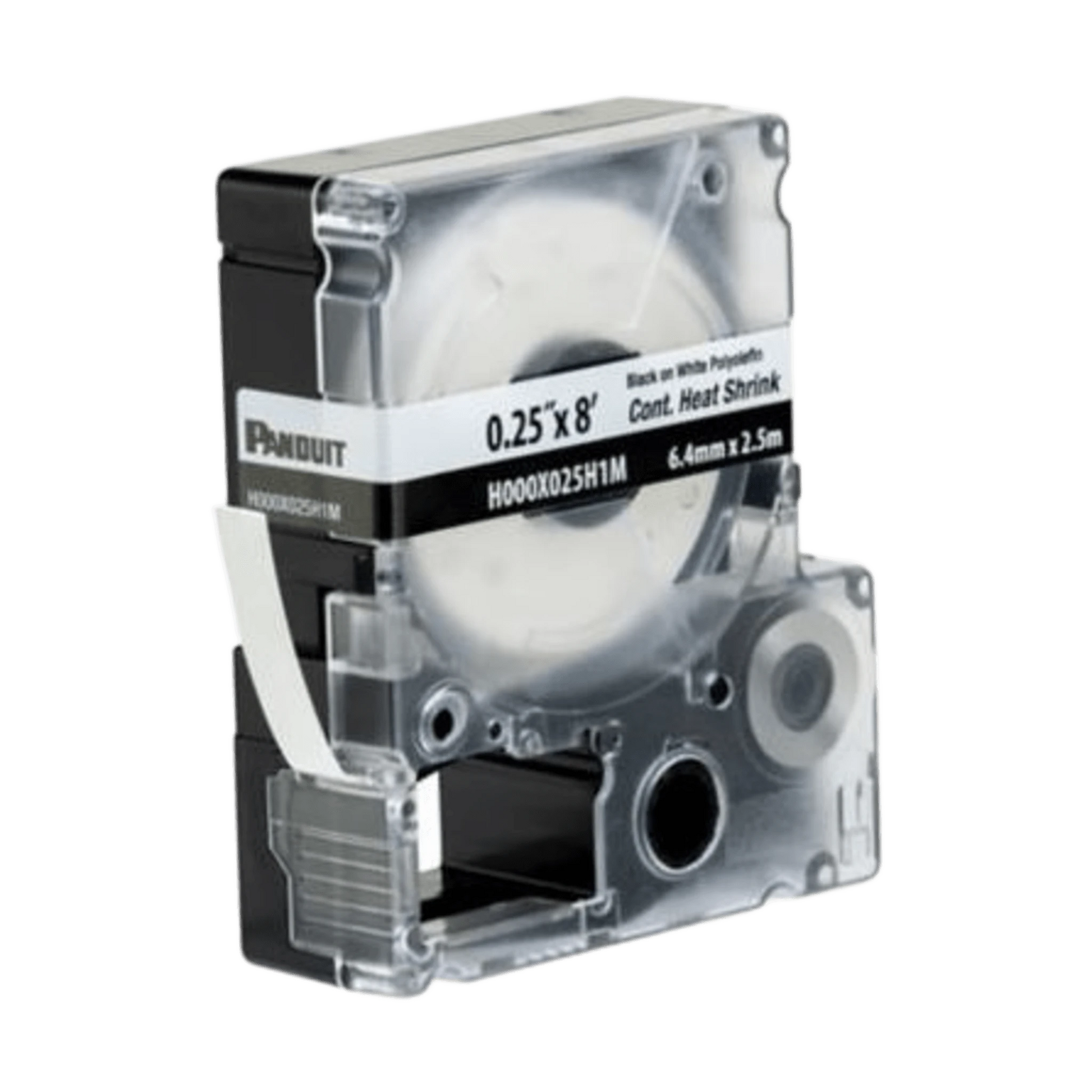 CASSETTE D ETIQUETAS CONTINUA TERMO CONTRACTIL .25 IN D/ANCHO X 2.4M D/LARGO-Cableado de Cobre-PANDUIT-Bsai Seguridad & Controles