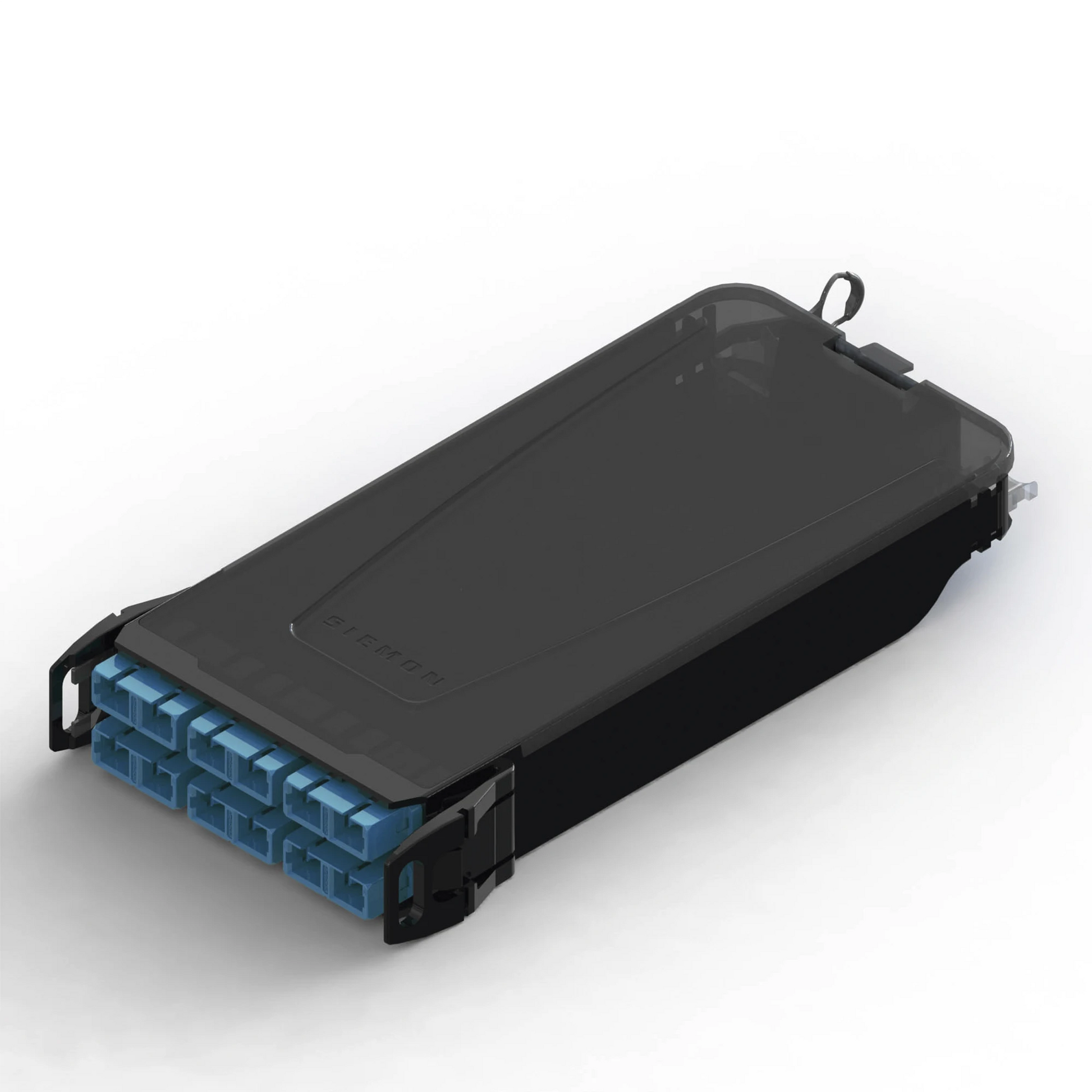 CASSETTE DE EMPALME LIGHTVERSE, ACEPTA 12 FIBRAS CON CONECTORES SC, PARA FIBRA MONOMODO, AZUL-Charola-SIEMON-Bsai Seguridad & Controles