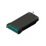 CASSETTE DE EMPALME LIGHTVERSE, ACEPTA 12 FIBRAS CON CONECTORES SC, PARA FIBRA MULTIMODO, AQUA OM3-Fibra Óptica-SIEMON-Bsai Seguridad & Controles