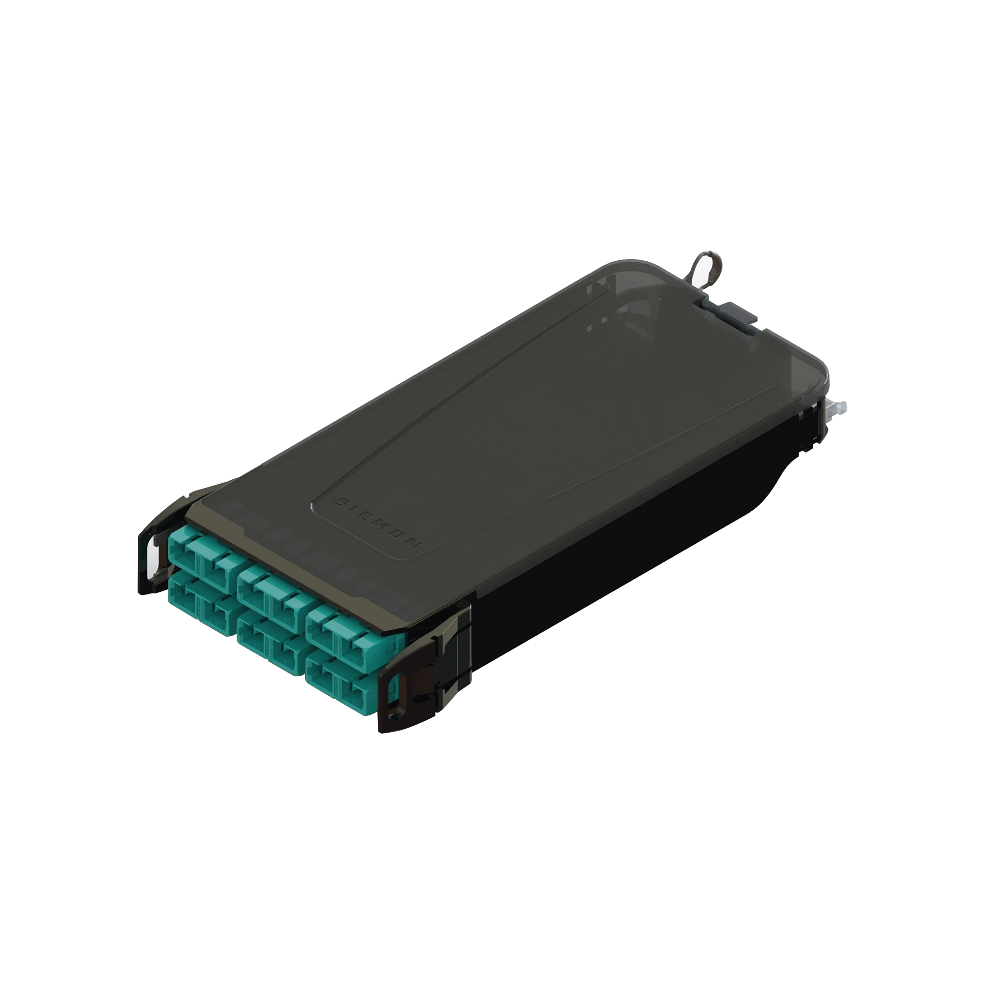 CASSETTE DE EMPALME LIGHTVERSE, ACEPTA 12 FIBRAS CON CONECTORES SC, PARA FIBRA MULTIMODO, AQUA OM3-Fibra Óptica-SIEMON-Bsai Seguridad & Controles