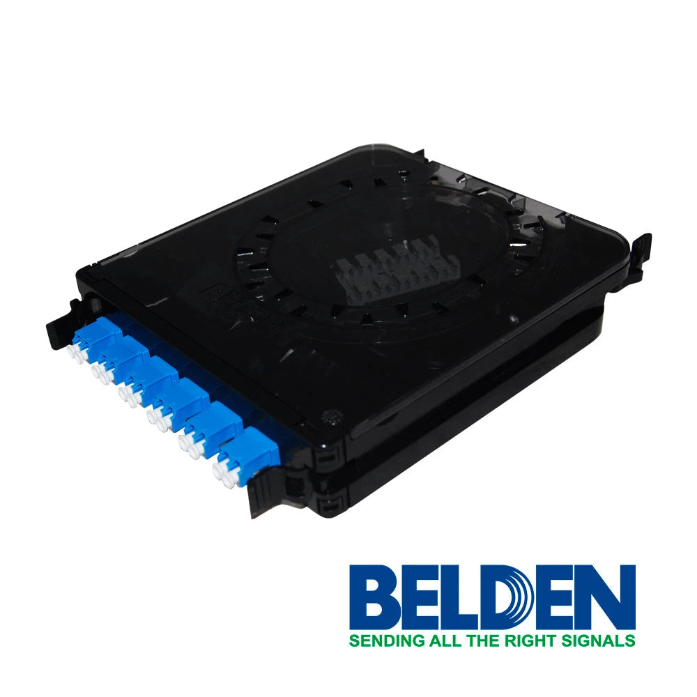 CASSETTE ECX PARA FIBRA OPTICA BELDEN FCSX06LDFS 6 PUERTOS MONOMODO LC DUPLEX AZUL-Cable de Fibra Optica-BELDEN-Bsai Seguridad & Controles