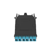 CASSETTE HD FLEX™ PARA 12 FIBRAS MULTIMODO OM4, DE MPO A 6 CONECTORES LC DUPLEX, COLOR AQUA-Fibra Óptica-PANDUIT-FHCZO-12-10U-Bsai Seguridad & Controles