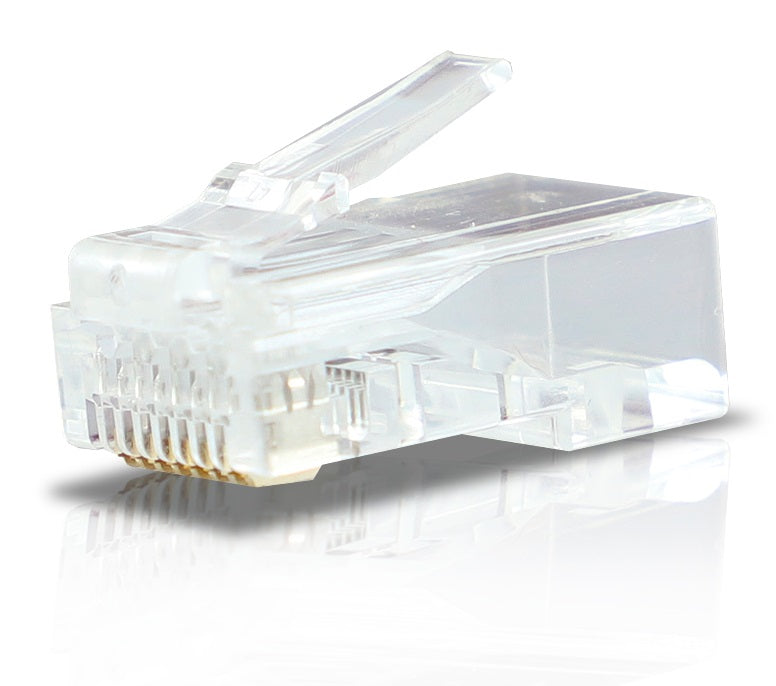CONECTOR RJ45 PARA CABLE UTP CAT6A ENSON RJ45-CAT6A / 8 PINES / BARRA DE CARGA / VELOCIDAD HASTA 10GBPS-Conectores-ENSON-Bsai Seguridad & Controles