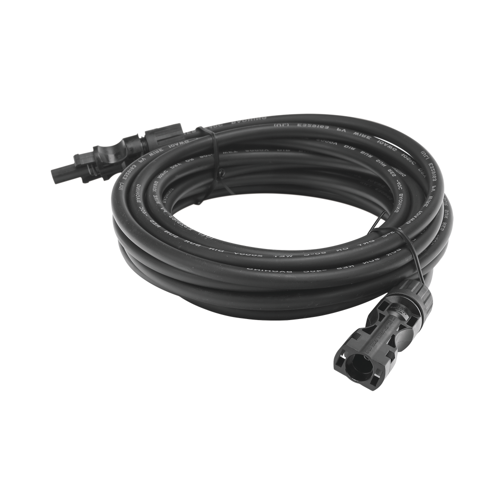 CABLE FOTOVOLTAICO 2.5 M, NEGRO, CALIBRE 10 AWG CON TERMINALES MC4 EN AMBOS EXTREMOS-Accesorios Energía Solar y Eólica-EPCOM POWERLINE-Bsai Seguridad & Controles