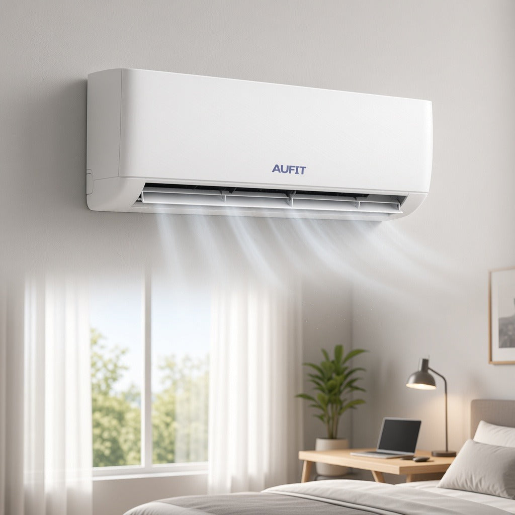 MINISPLIT INVERTER WI-FI / SEER 17 / 12,000 BTUS (1 TON) / REFRIGERANTE R32 / SOLO FRÍO / 220 VCA / 23 DB / CONTROL POR VOZ [CCI-R32-12K-220] instalado