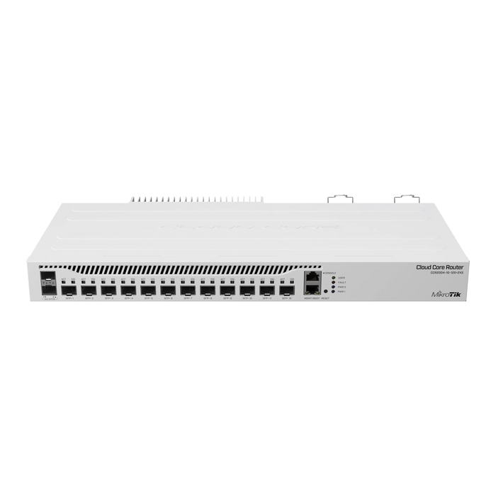 (CCR2004-1G-12S+2XS) CLOUD CORE ROUTER 12 PUERTOS 10G SFP+, 2 25G SFP28, FUENTE REDUNDANTE-Networking-MIKROTIK-CCR2004-1G-12S+2XS-Bsai Seguridad & Controles