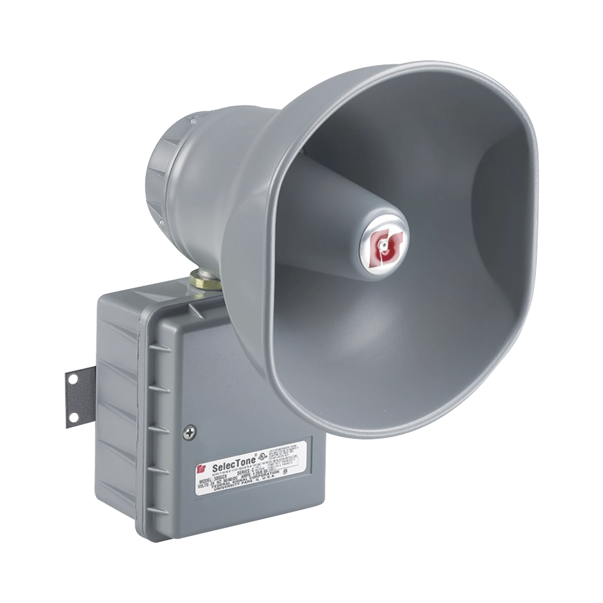 ALTAVOZ AMPLIFICADO SELECTONE 15W, PARA UBICACIONES PELIGROSAS, 24 VCA / CD , GRIS-Sirenas / Bocinas / Controladores-FEDERAL SIGNAL INDUSTRIAL-Bsai Seguridad & Controles