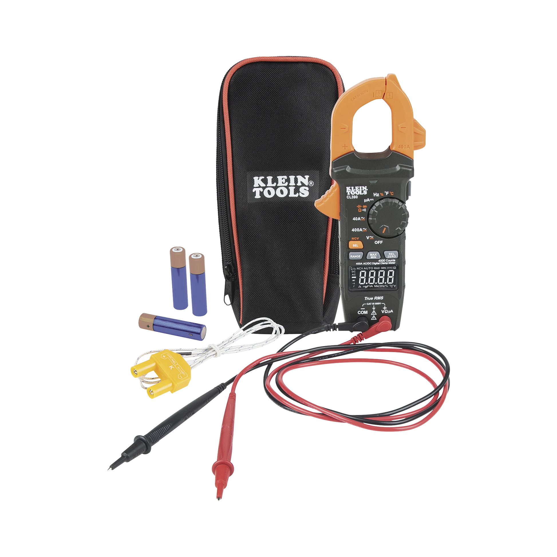 MULTÍMETRO DIGITAL DE GANCHO, RANGO AUTOMÁTICO DE 400 A CA/CD.-Herramientas-KLEIN TOOLS-Bsai Seguridad & Controles