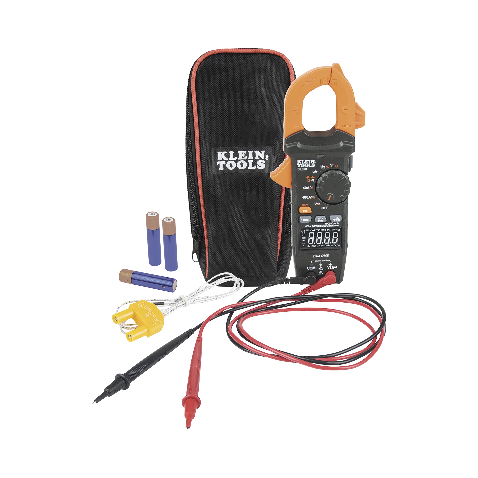 MULTÍMETRO DIGITAL DE GANCHO, RANGO AUTOMÁTICO DE 400 A CA/CD.-Herramientas-KLEIN TOOLS-Bsai Seguridad & Controles