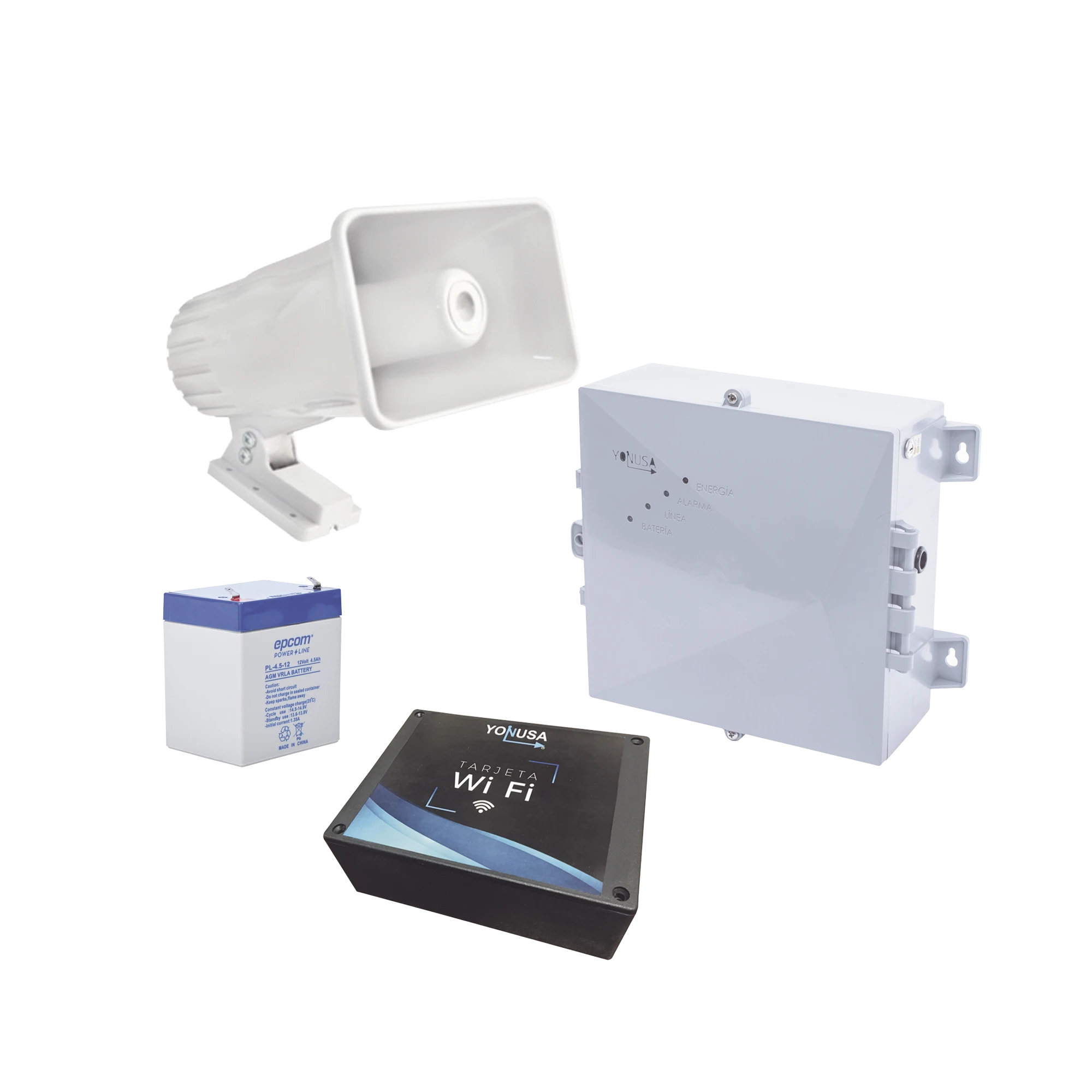 CERCO ELÉCTRICO INTELIGENTE WIFI PARA PROTECCIÓN EN CASAS, NEGOCIOS, BODEGAS,ETC. APLICACIÓN CELULAR GRATUITA-Cercas Eléctricas-YONUSA-Bsai Seguridad & Controles