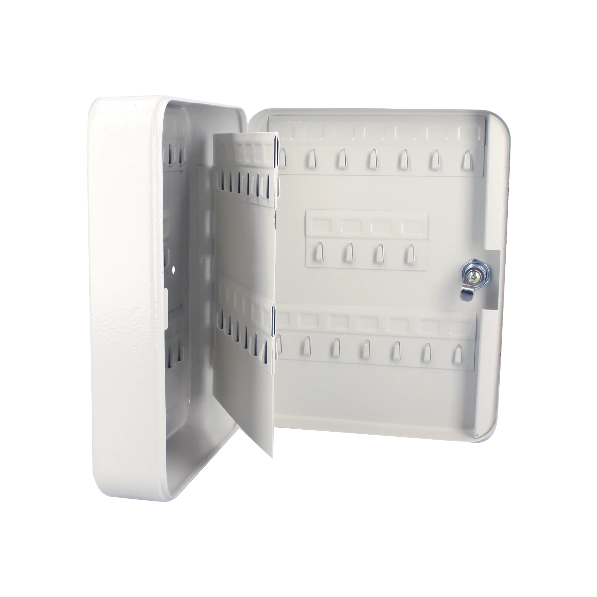 CAJA PARA LLAVES CON CAPACIDAD PARA 36 LLAVES/ MEDIDAS 160 X 200 X 75 MM (ANCHO X ALTO X PROFUNDIDAD)/FABRICADA EN ACERO/ CERRADURA CON LLAVE.-Herramientas-LOCK-Bsai Seguridad & Controles