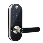 CERRADURA DIGITAL YMC420 / CON TECLADO TÁCTIL / LECTOR DE TARJETAS / HUELLAS / INCLUYE HUB / COMPATIBLE CON YALE CONNECT-Cerraduras-YALE-ASSA ABLOY-Bsai Seguridad & Controles