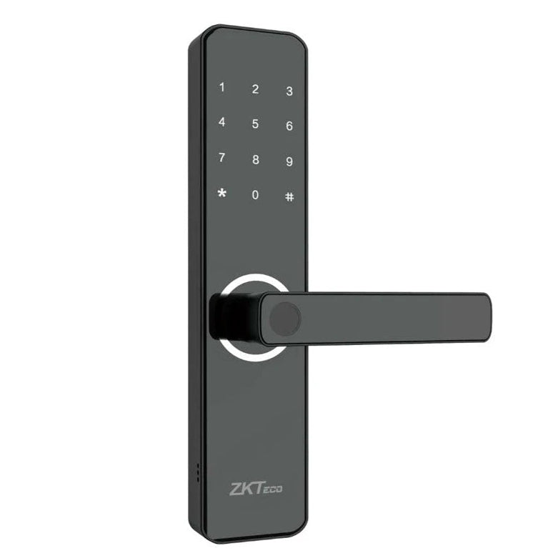 CERRADURA INTELIGENTE CON HUELLA DIGITAL ZKTECO MODELO ML100 IDEAL PARA DEPARTAMENTO Y RESIDENCIALES VERIFICACION POR MEDIO DE HUELLA 100 USUARIOS, CONTRASEÑA 100 USUARIOS, COMPATIBLE CON ZSMART APP VERIFICACION CON CODIGO ALEATORIO PARA PROTEGER TU CO...-Cerraduras y Contrachapas-ZKTECO-ML100-Bsai Seguridad & Controles