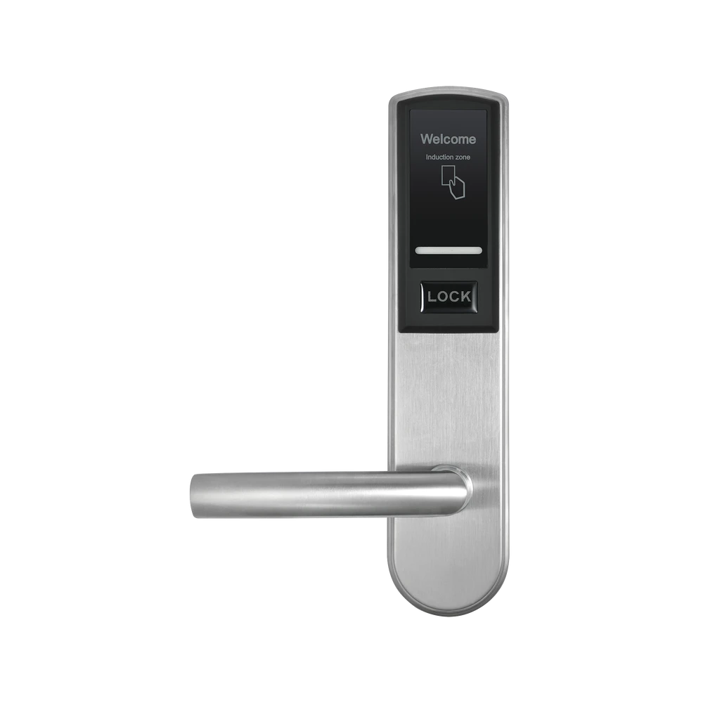 CERRADURA IZQUIERDA PARA HOTELES CON LECTURA DE TARJETAS MIFARE-LH3000L-Cerraduras Digitales-ZKTECO-Bsai Seguridad & Controles