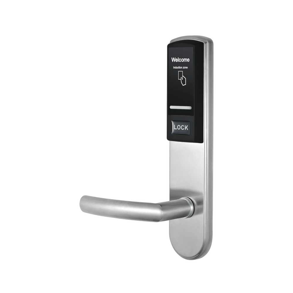 CERRADURA IZQUIERDA PARA HOTELES CON LECTURA DE TARJETAS MIFARE-LH3000L-Cerraduras Digitales-ZKTECO-Bsai Seguridad & Controles