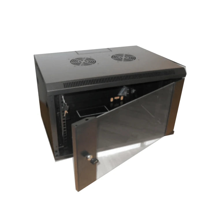 SBE TECH SBE-GNLPAR19X4UR GABINETE DE PARED 4UR/ 60.0 CM DE ANCHO/ 45.0 CM DE PROFUNDIDAD PUERTA DELANTERA DE CRISTAL TEMPLADO/ CERRADURA Y LLAVES-Gabinetes Piso / Pared-SBE TECH-Bsai Seguridad & Controles