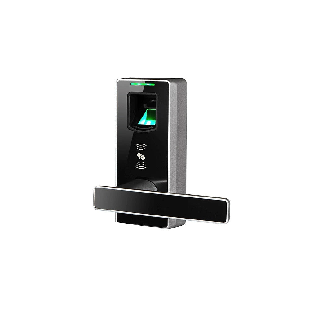 CERRADURA ZKTECO ML10-ID CERRADURA AUTONOMA APERTURA POR HUELLA Y POR TARJETA DE PROXIMIDAD 125KHZ CAPACIDAD HUELLAS 90, TARJETAS 90 CERROJO ESTANDAR AMERICANO DISEÑO REVERSIBLE PARA AJUSTAR EL SENTIDO DE APERTURA ALIMENTACION BATERIAS AA (NO INCLUIDA...-Cerraduras y Contrachapas-ZKTECO-Bsai Seguridad & Controles