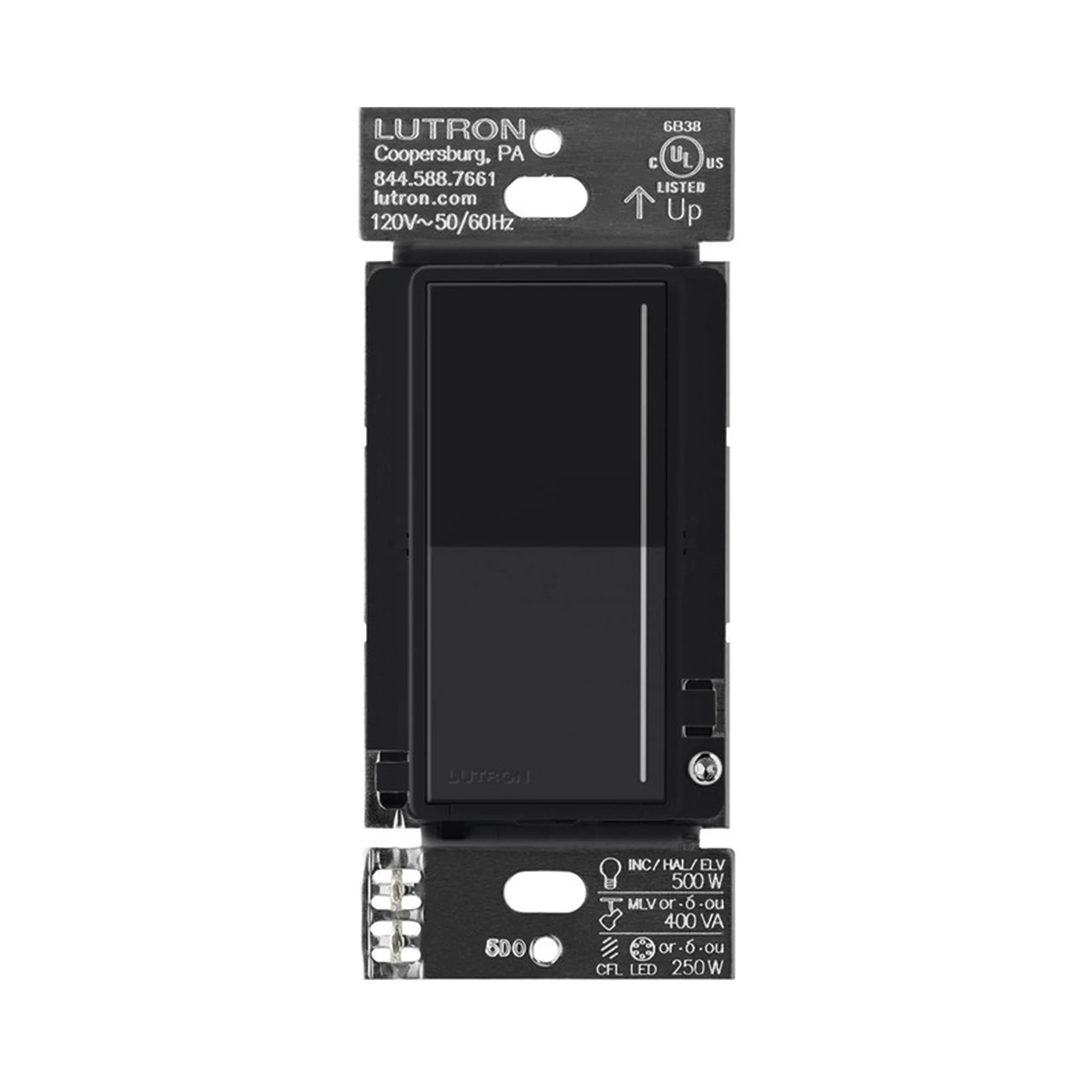 (RADIORA3) ATENUADOR TÁCTIL SUNNATA DIMMER PRO COLOR NEGRO PARA LINEA RADIO RA3, REQUIERE CABLE NEUTRO 250W LED / CFL-Automatización - Casa Inteligente-LUTRON RADIORA 3-Bsai Seguridad & Controles