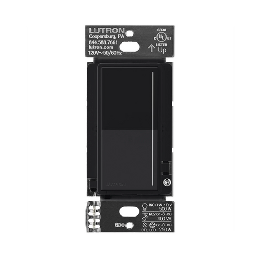 (RADIORA3) ATENUADOR TÁCTIL SUNNATA DIMMER PRO COLOR NEGRO PARA LINEA RADIO RA3, REQUIERE CABLE NEUTRO 250W LED / CFL-Automatización - Casa Inteligente-LUTRON ELECTRONICS-RRSTPRONMN-Bsai Seguridad & Controles