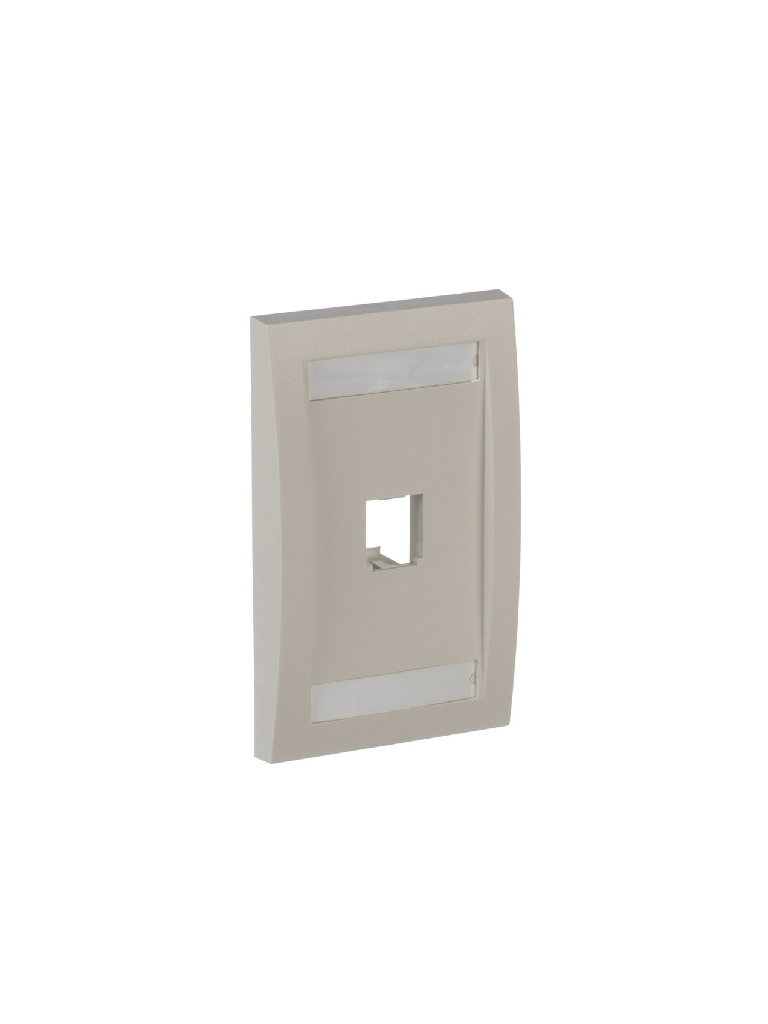 PANDUIT CFPE1IWY - PLACA DE PARED VERTICAL / 1 PUERTO /MINI-COM / BLANCO HUESO / CON ESPACIO PARA ETIQUETAS-Faceplate Y Cajas Universales-PANDUIT-Bsai Seguridad & Controles