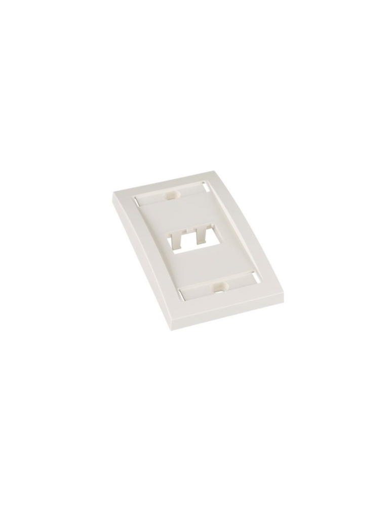 PANDUIT CFPE2IWY PLACA DE PARED VERTICAL / 2 PUERTO /MINI-COM / BLANCO HUESO / CON ESPACIO PARA ETIQUETAS-Faceplate Y Cajas Universales-PANDUIT-Bsai Seguridad & Controles