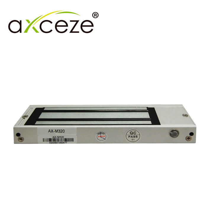 CHAPA MAGNETICA AXCEZE AX-M320 EJERCE UNA FUERZA DE SUJECIÓN DE 300 LIBRAS (158KG) FABRICADO EN ALUMINIO DIMENSIONES 20.5X170X37 MM IDEAL PARA PUERTAS ABATIBLES DE MADERA O ALUMINIO-Cerraduras-AXCEZE-AX-M320-Bsai Seguridad & Controles