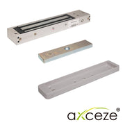 CHAPA MAGNETICA AXCEZE MODELO AX-M620LDS CON SENSOR DE PUERTA FUERZA DE 600 LIBRAS-Cerraduras-AXCEZE-Bsai Seguridad & Controles