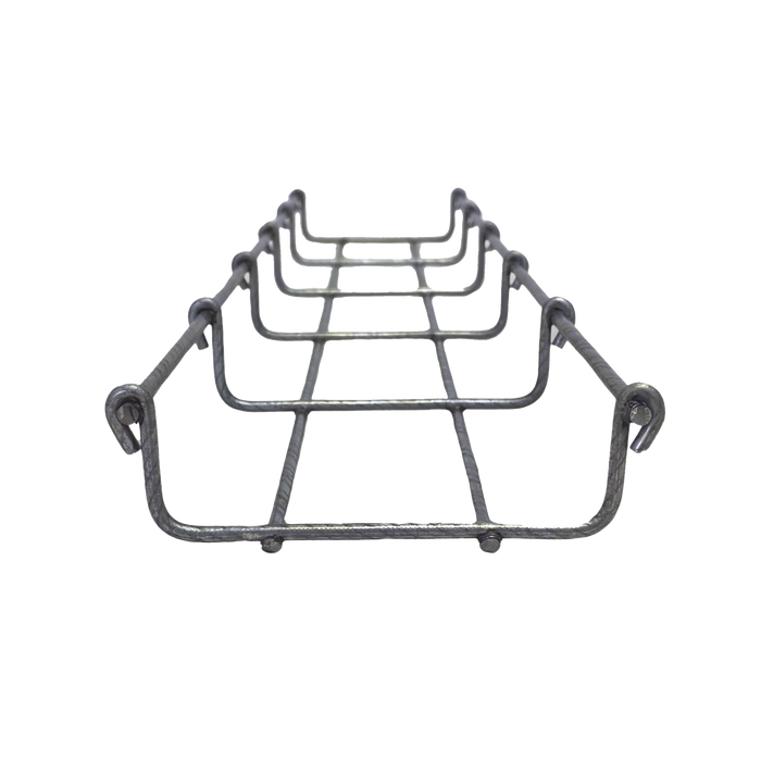 CHAROLA BIMETÁLICA TIPO MALLA 33/100 MM, IDEAL PARA UTILIZARSE AL EXTERIOR O ZONAS HÚMEDAS, HASTA 53 CABLES CAT6, TRAMO DE 3 METROS-Charola-CHAROFIL-MG-50-921BM-Bsai Seguridad & Controles
