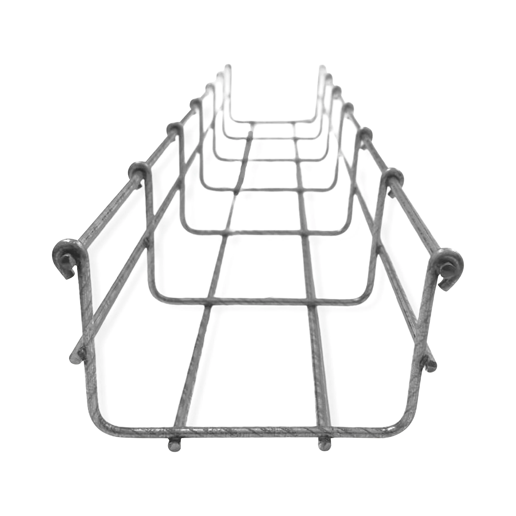 CHAROLA BIMETÁLICA TIPO MALLA 54/100 MM, IDEAL PARA UTILIZARSE AL EXTERIOR O ZONAS HÚMEDAS, HASTA 86 CABLES CAT6, TRAMO DE 3 METROS-Charola-CHAROFIL-Bsai Seguridad & Controles