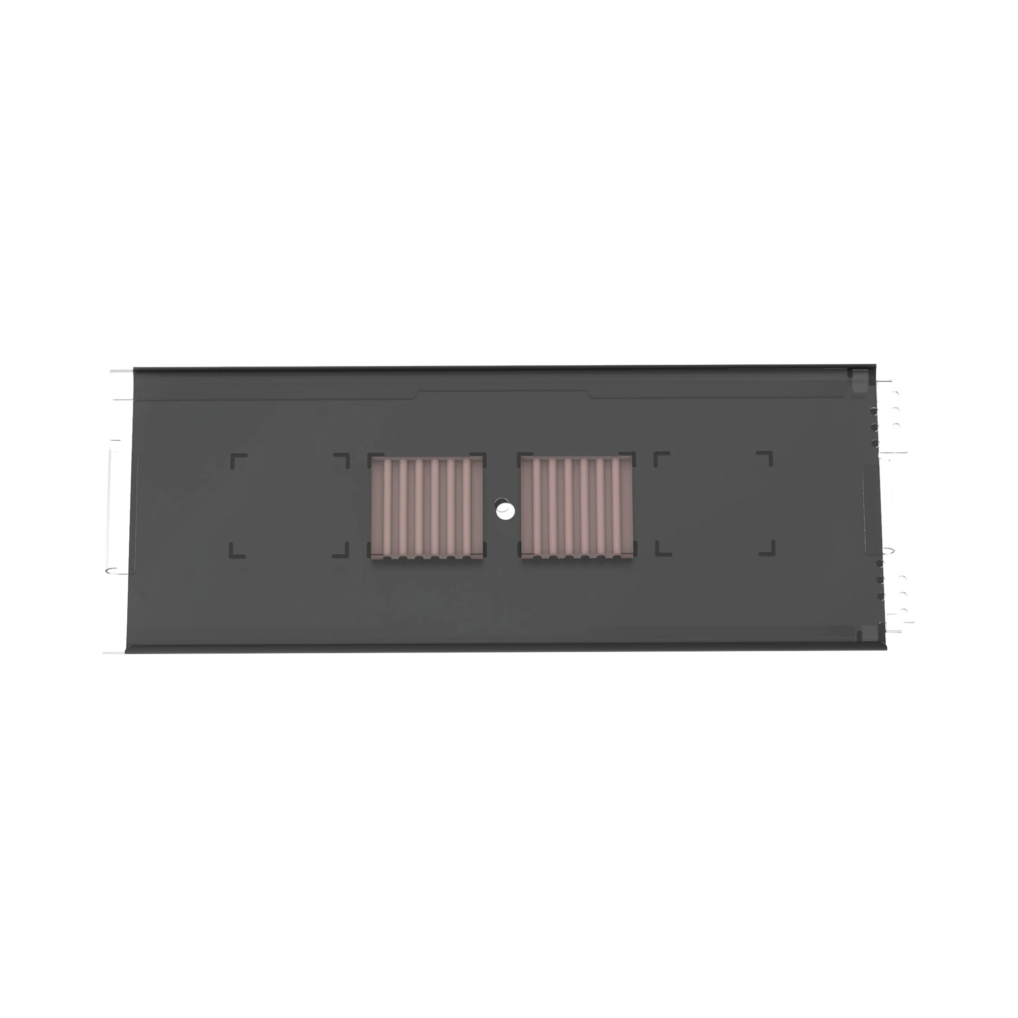 CHAROLA DE EMPALME PARA FIBRA ÓPTICA, PARA PROTECCIÓN DE 24 EMPALMES DE FUSIÓN O MECÁNICOS, COMPATIBLE CON LOS PANELES FRME3 Y FRME4-Redes FTTH/PON-PANDUIT-Bsai Seguridad & Controles