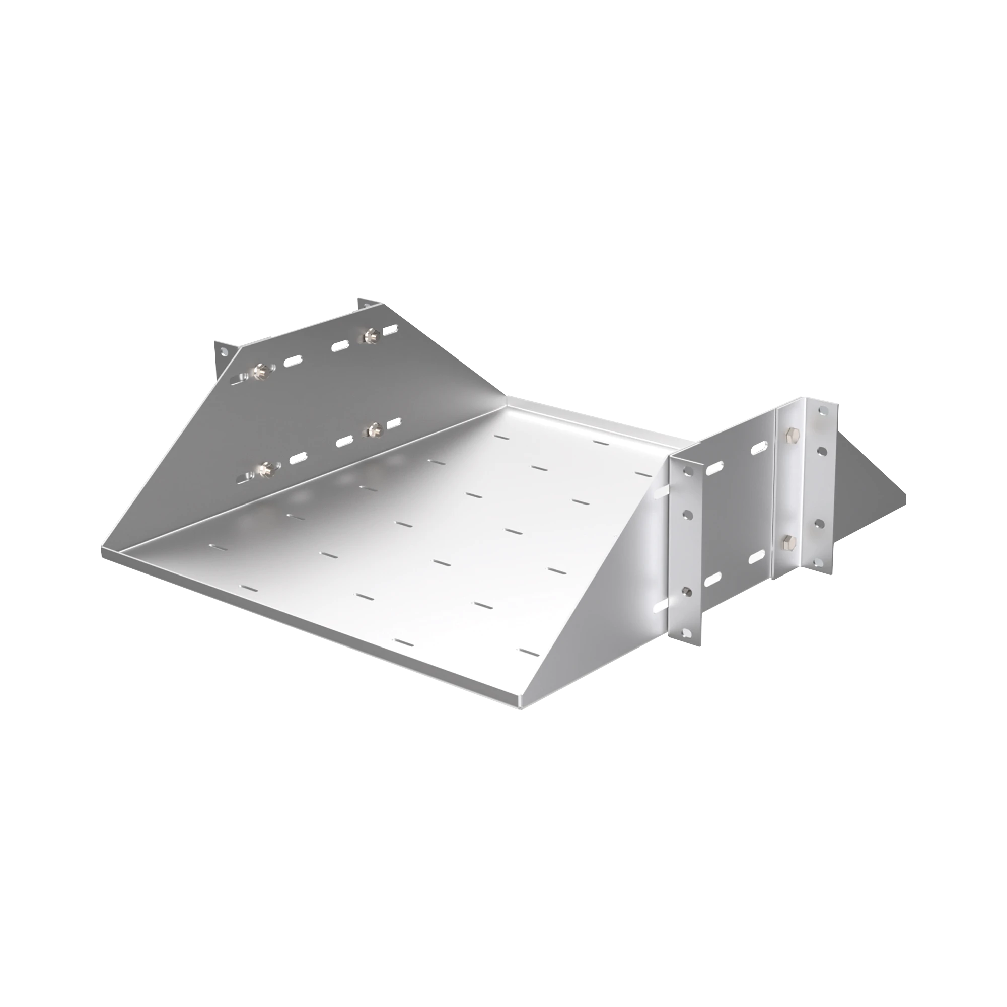 CHAROLA GALVANIZADA PARA SERVIDOR O UPS. RACK DE 19 DE 3 UNIDADES. PROF.: 484 MM. 30 KG DE CARGA.-Racks y Gabinetes-LINKEDPRO BY EPCOM-Bsai Seguridad & Controles