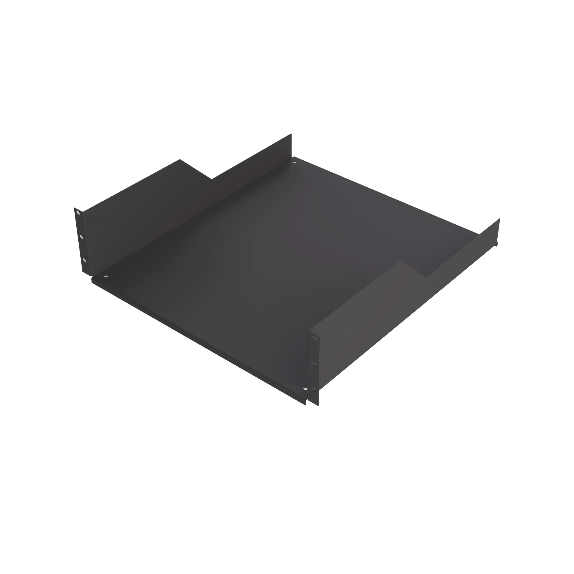 CHAROLA PARA SOPORTAR EQUIPOS EN RACK DE 19 IN, PROFUNDIDAD DE 50 CM, COLOR NEGRO, 3U-Racks y Gabinetes-LINKEDPRO-Bsai Seguridad & Controles