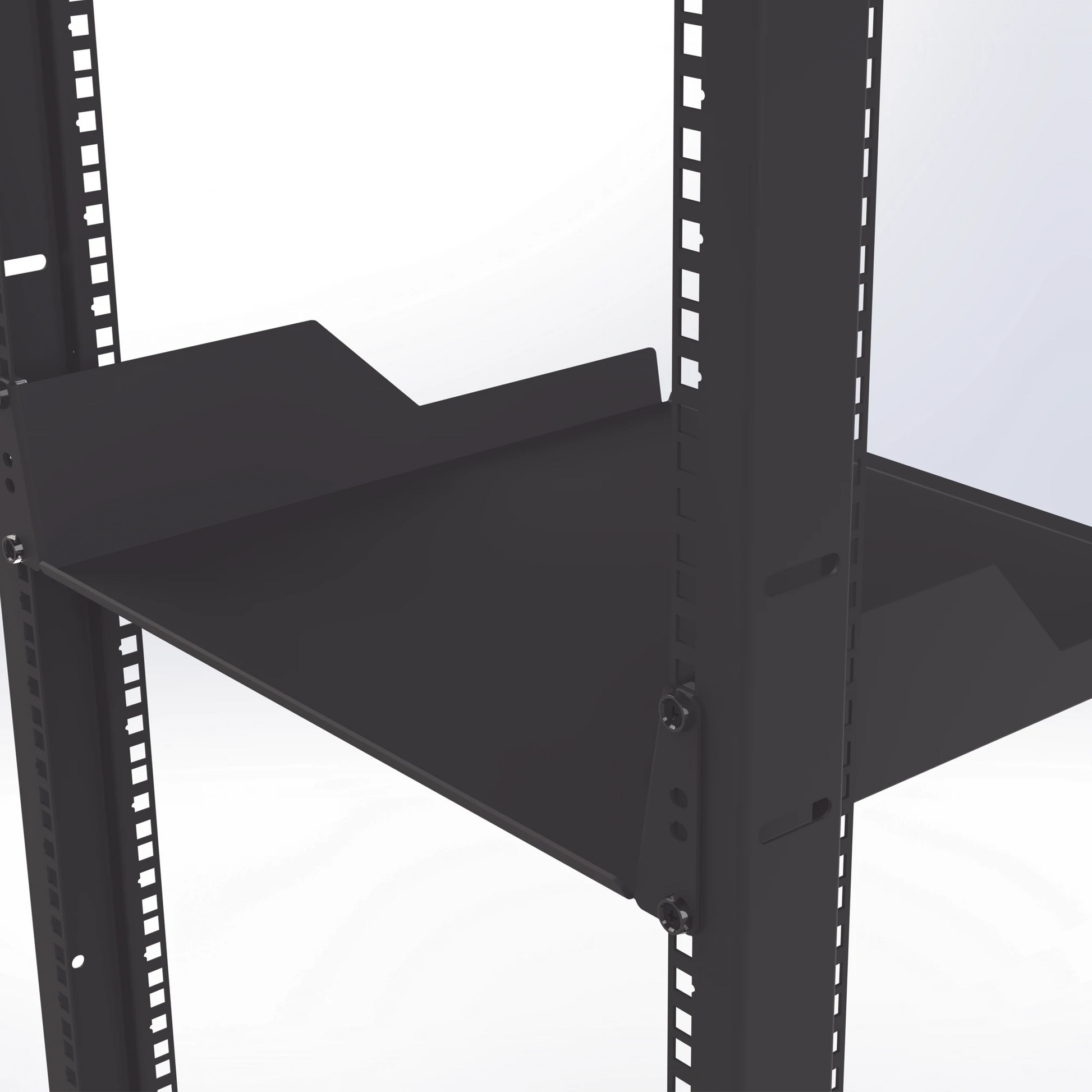 CHAROLA PARA SOPORTAR EQUIPOS EN RACK DE 19" Y 39 CM DE PROFUNDIDAD, 2U, JUEGO DE 2 PIEZAS IGUALES-Racks y Gabinetes-LINKEDPRO BY EPCOM-Bsai Seguridad & Controles