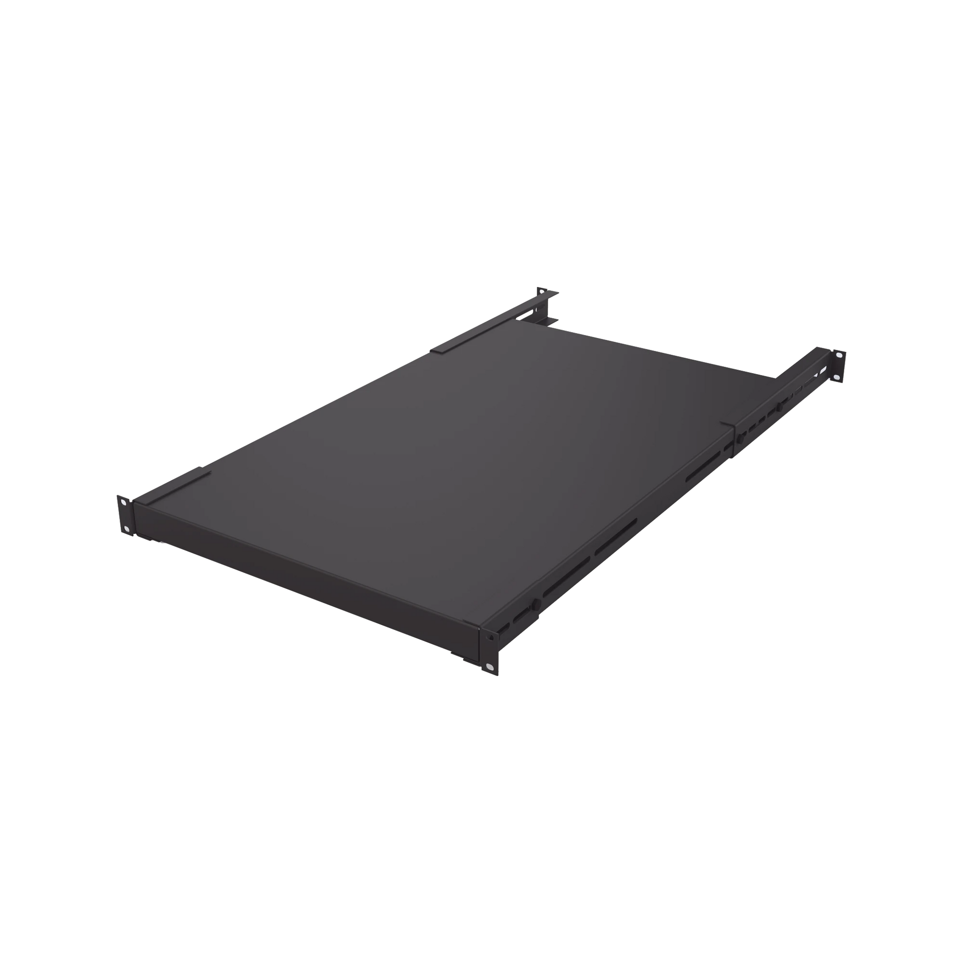 CHAROLA RACKEABLE DE PROFUNDIDAD AJUSTABLE PARA SOPORTAR EQUIPOS EN RACK DE 19 IN, DOBLE FIJACIÓN, COLOR NEGRO, 3U-Racks y Gabinetes-LINKEDPRO-Bsai Seguridad & Controles