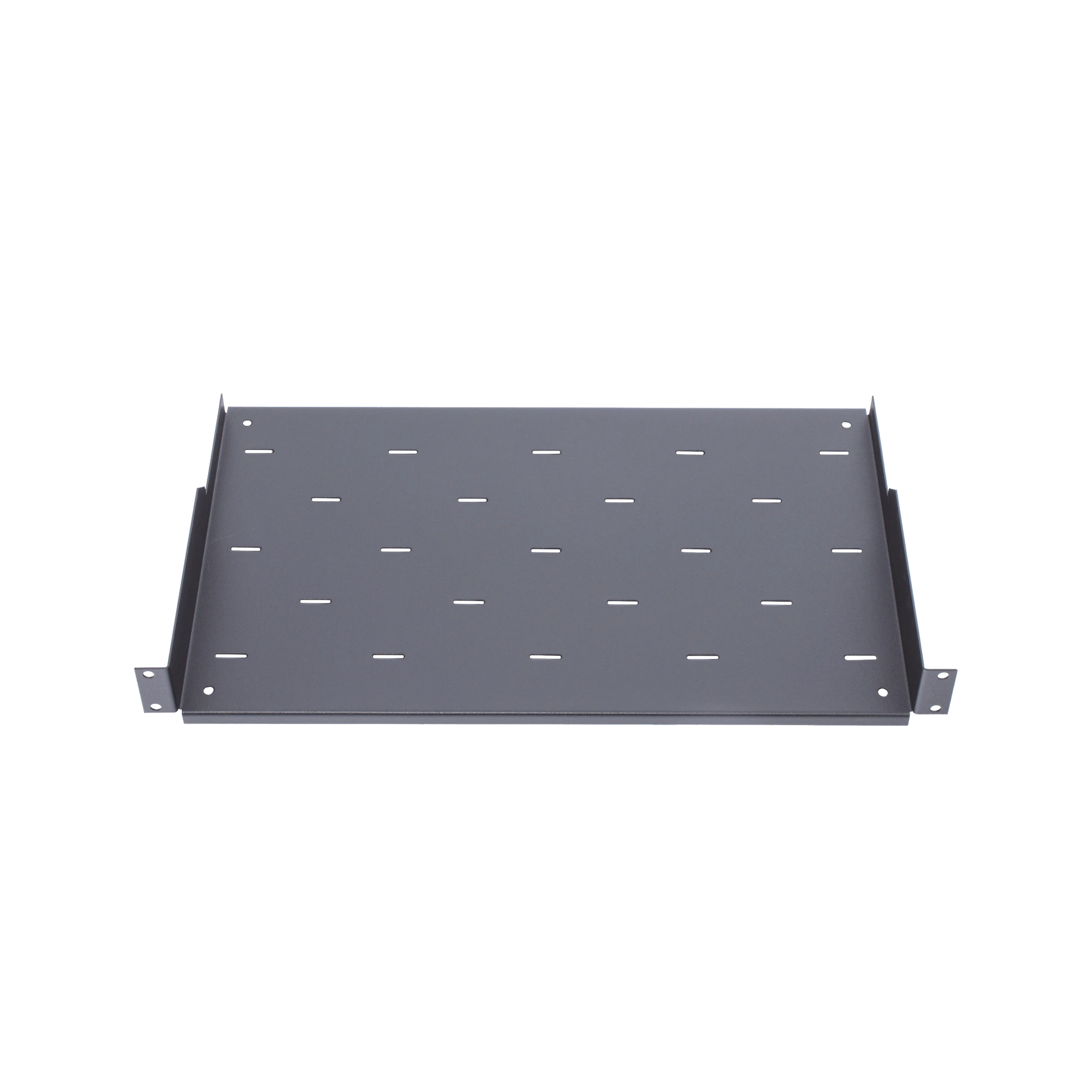 CHAROLA VENTILADA PARA SOPORTAR EQUIPOS EN RACK DE 19" Y 26 CM DE PROFUNDIDAD, 1U, COLOR NEGRO-Racks y Gabinetes-LINKEDPRO BY EPCOM-Bsai Seguridad & Controles