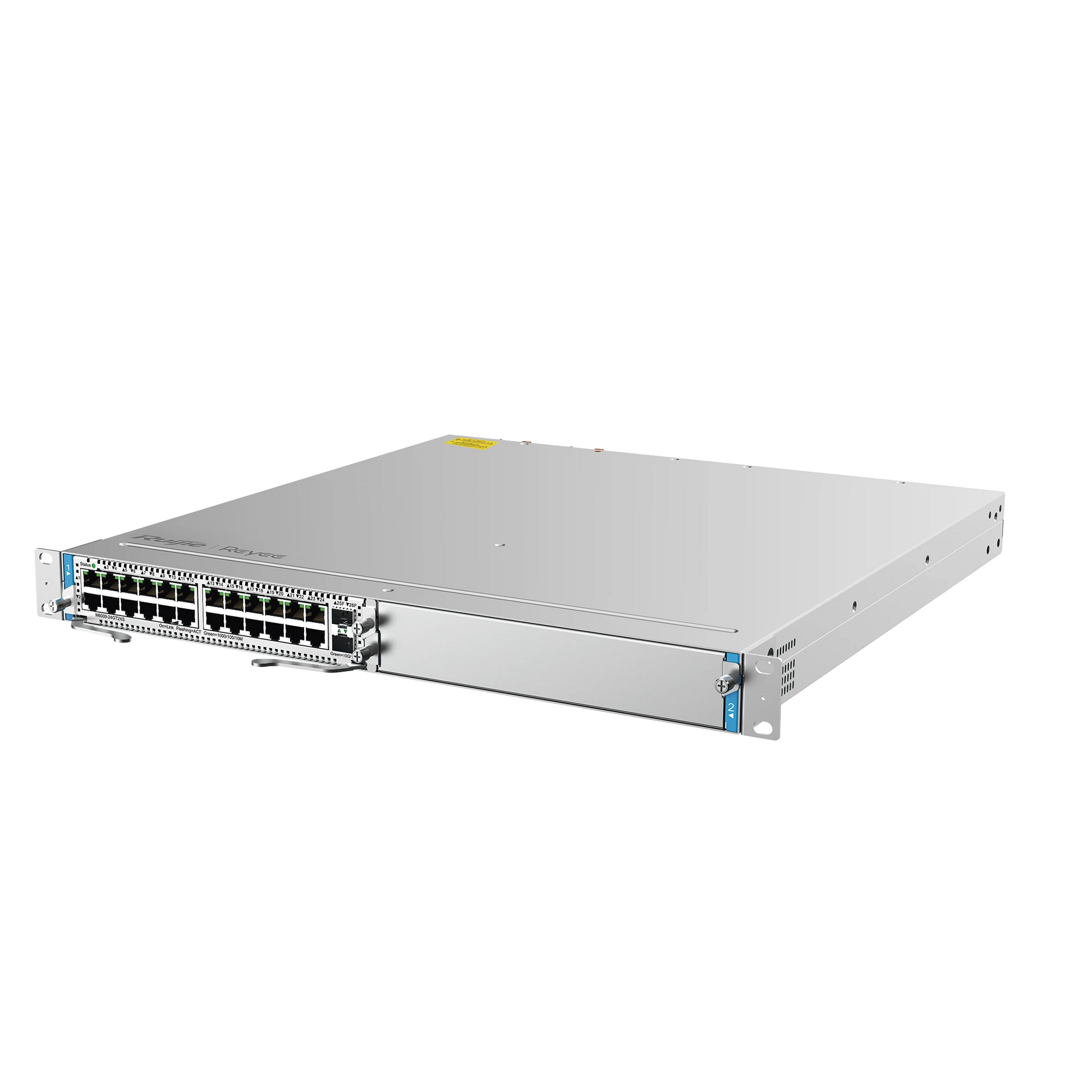 CHASIS SWITCH CORE CAPA 3, HASTA 2 SLOTS PARA TARJETAS MODULARES M6000 SERIES-Networking-RUIJIE-Bsai Seguridad & Controles