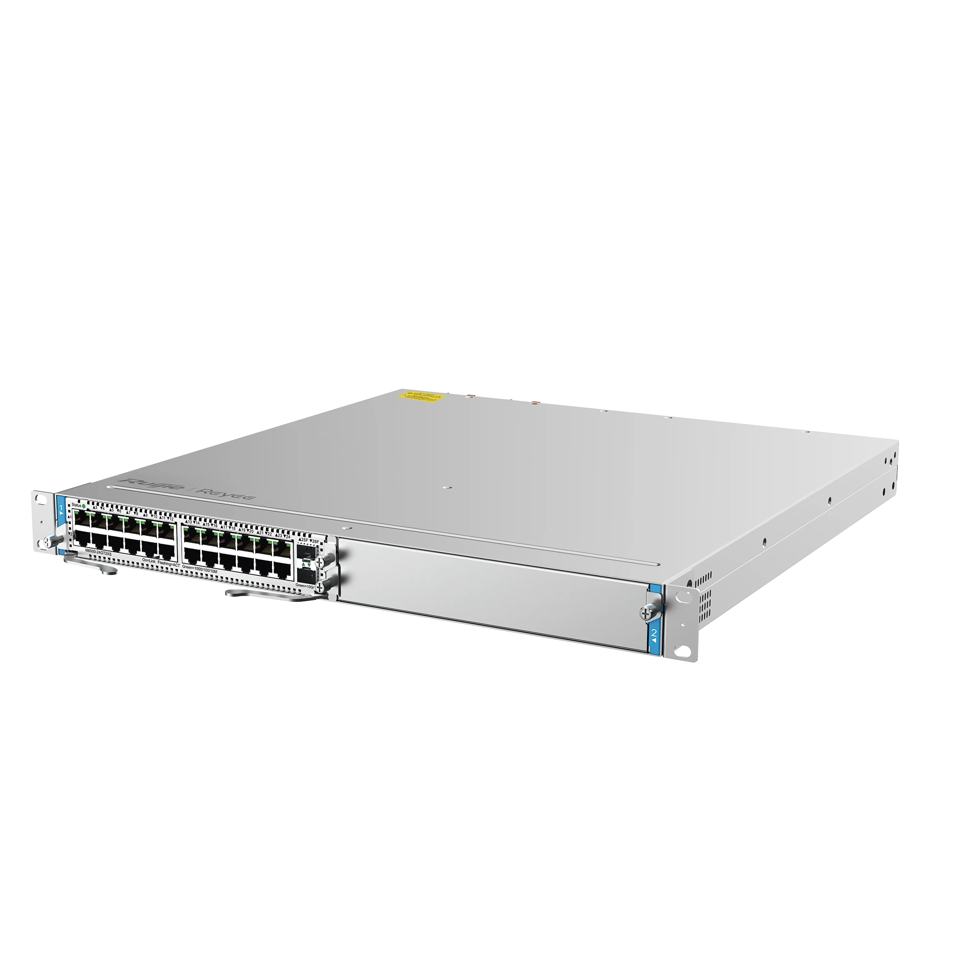 CHASIS SWITCH CORE CAPA 3, HASTA 2 SLOTS PARA TARJETAS MODULARES M6000 SERIES-Networking-RUIJIE-Bsai Seguridad & Controles