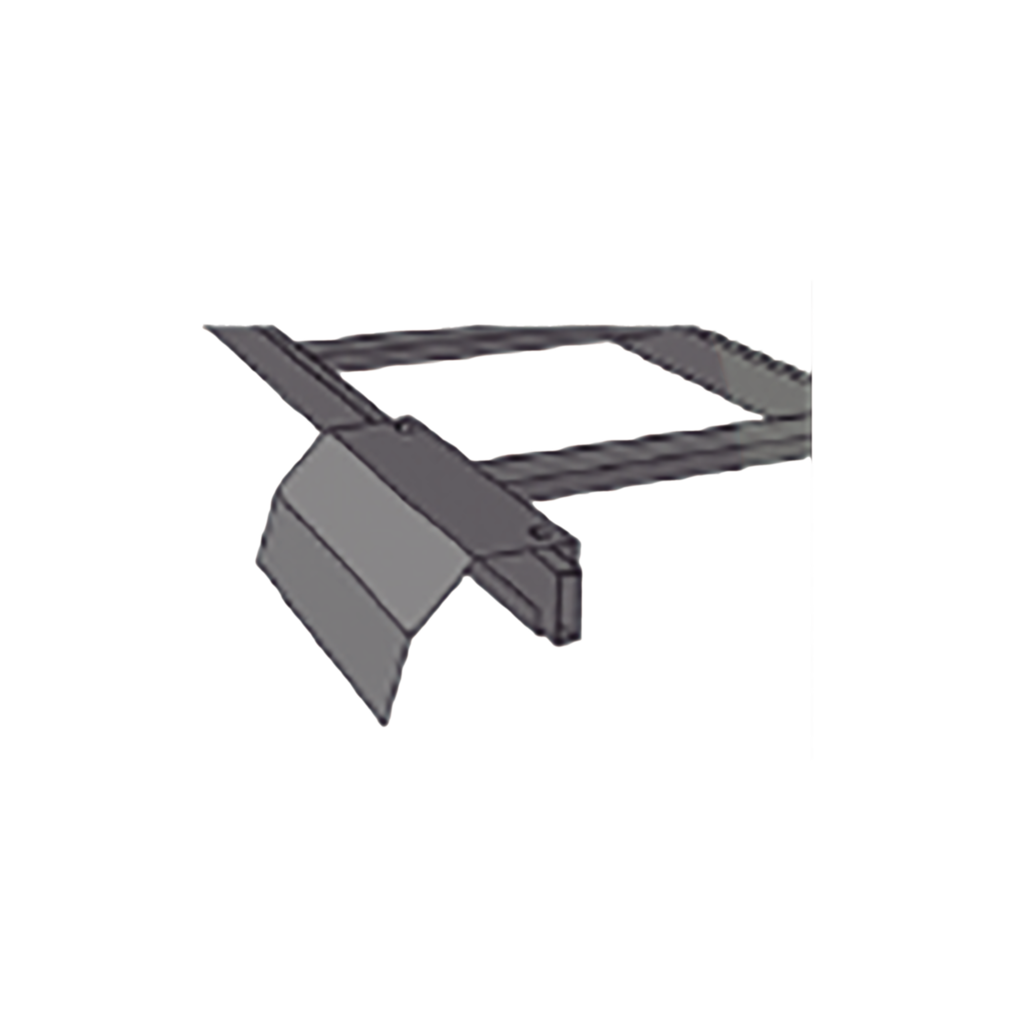 (CH-BC12TB-EP) BAJADA DE CABLE PARA ESCALERA TUBULAR DE 12 DE ANCHO