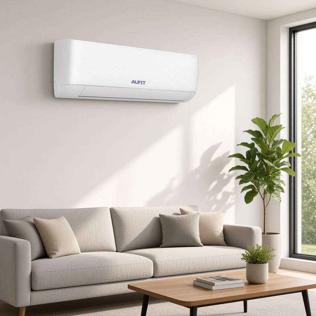 MINISPLIT INVERTER WI-FI / 12,000 BTU (1 TON) / SEER 20 / FRÍO Y CALOR / R32 / 110 VCA / 23 DB / INTEGRACIÓN ALEXA Y GOOGLE HOME [CHI-R32-12K-110] instalado